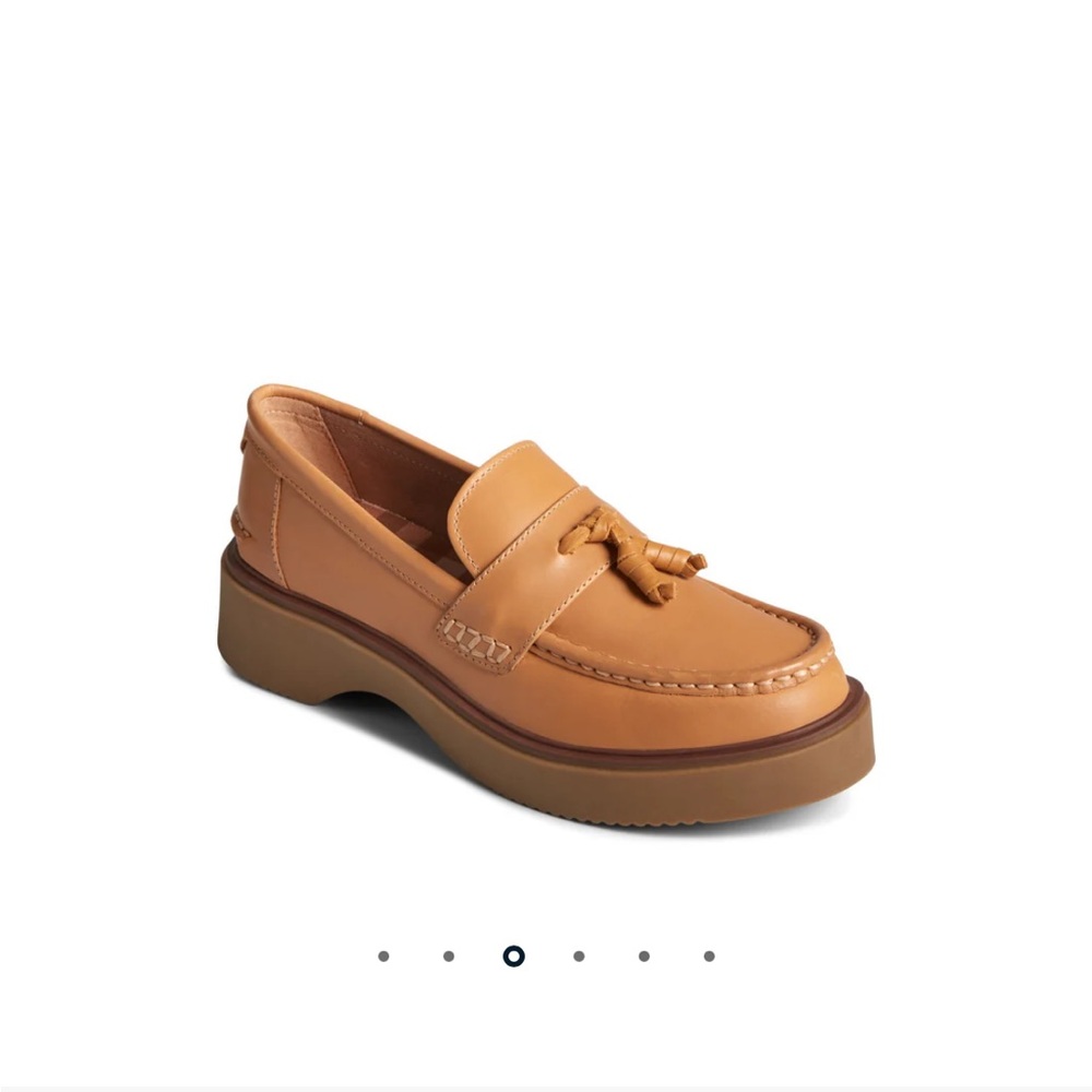 Sperry Light Brown Leather Loafers